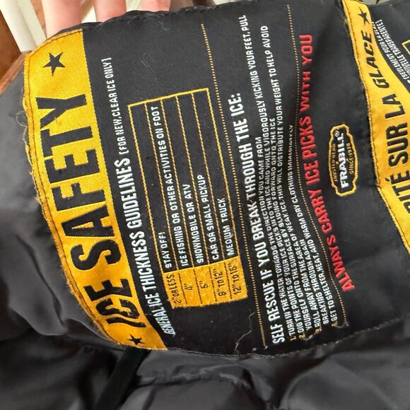 Men Frabill I3 Series Jacket Windproof Waterproof Outdoor Woodsman Size Medium - Picture 9 of 13